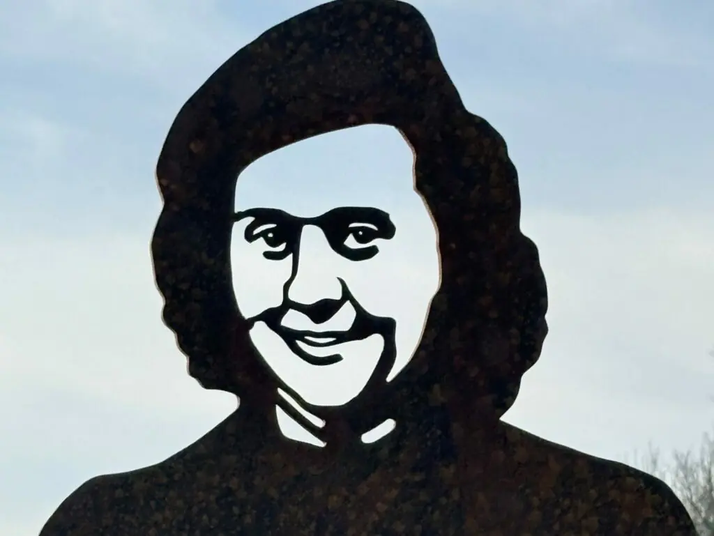 Silhouette of Madeleine Damerment